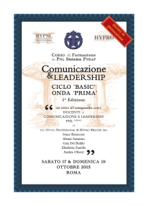 comunicazione &amp; leadership, onda prima, 1° ed